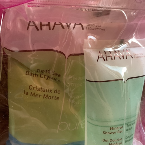 Ahava active Dead Sea minerals bath and body set w bath salts & shower gel - Picture 3 of 6